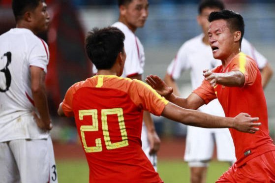 中超-戴维森倒钩林良铭救主 西海岸1-1国安9轮不败